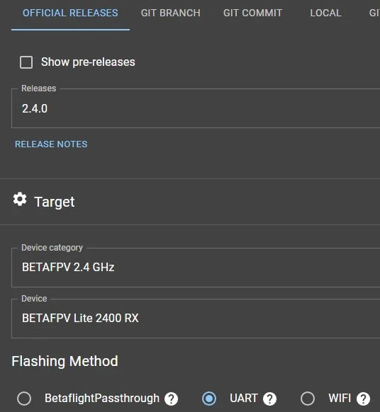 BETAFPV ELRS Flat Antenna V1.2