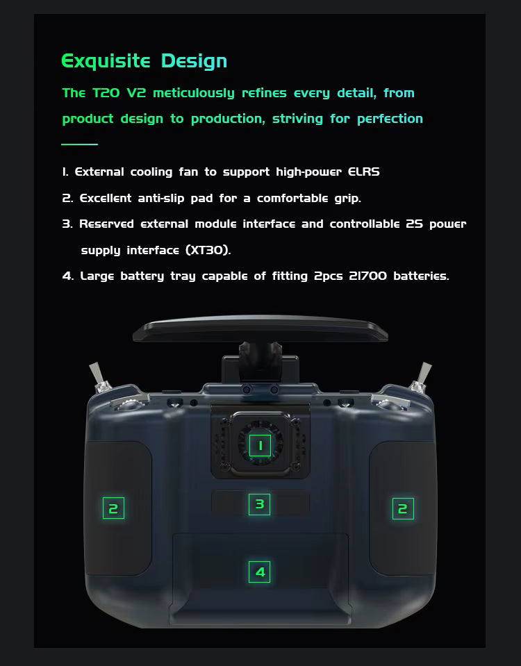 JUMPER T20 V2 ELRS 2.4G HALL Sensor