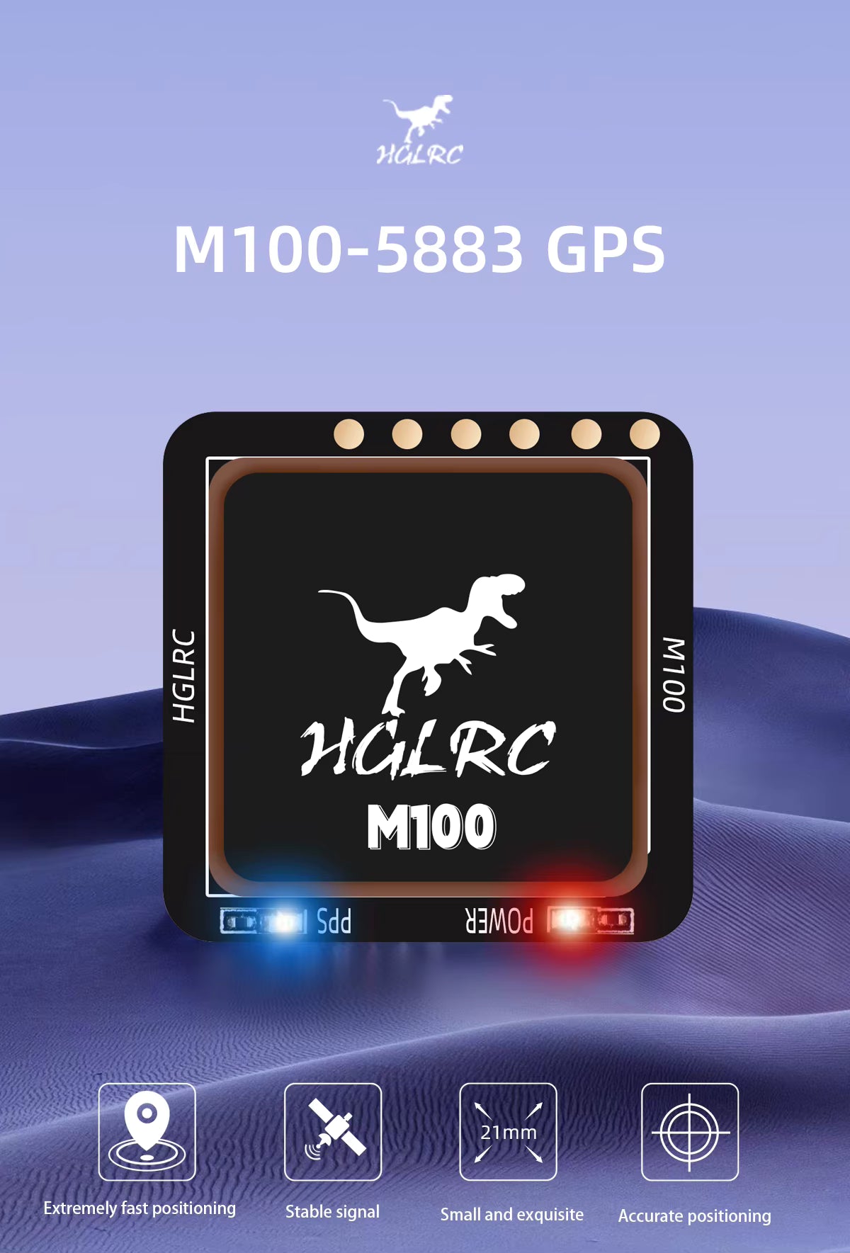HGLRC M100-5883 M10 GPS with Compass