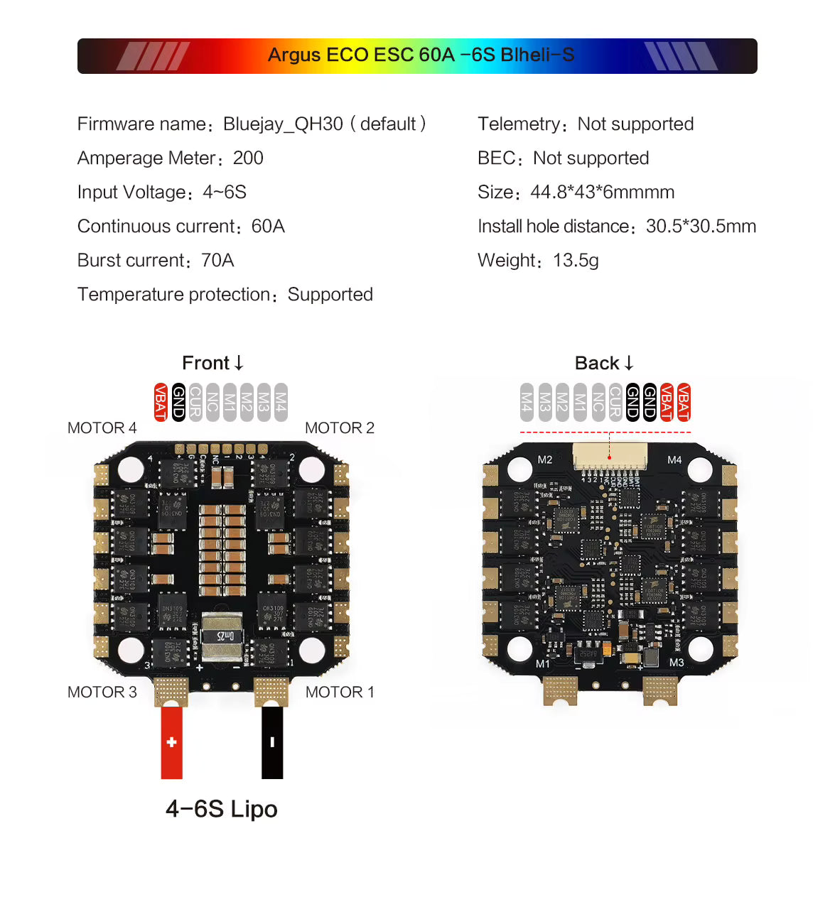 Axisflying Argus ECO F405 60A Stack