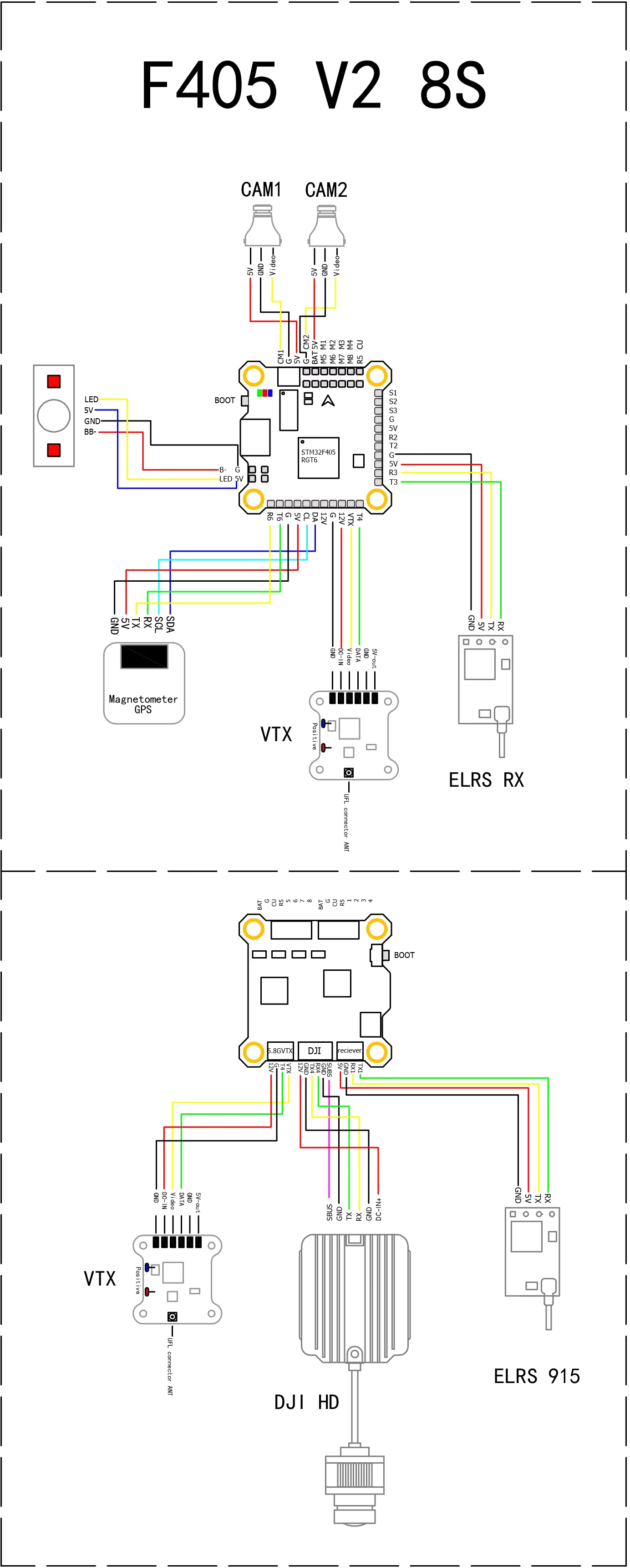 PAURC F405 8S 70A Stack