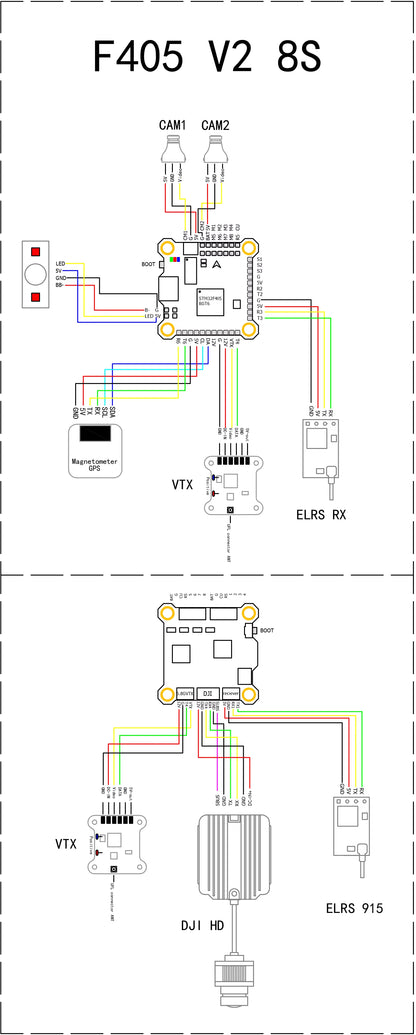 PAURC F405 8S 70A Stack