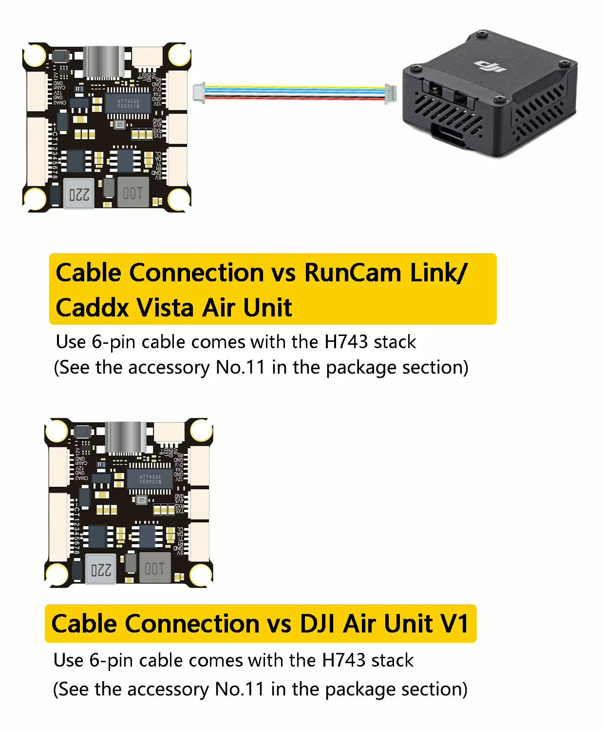 DAKEFPV H743 8S 70A Stack