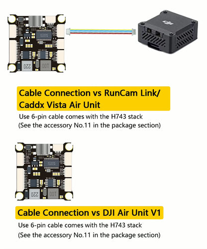 DAKEFPV H743 8S 70A Stack