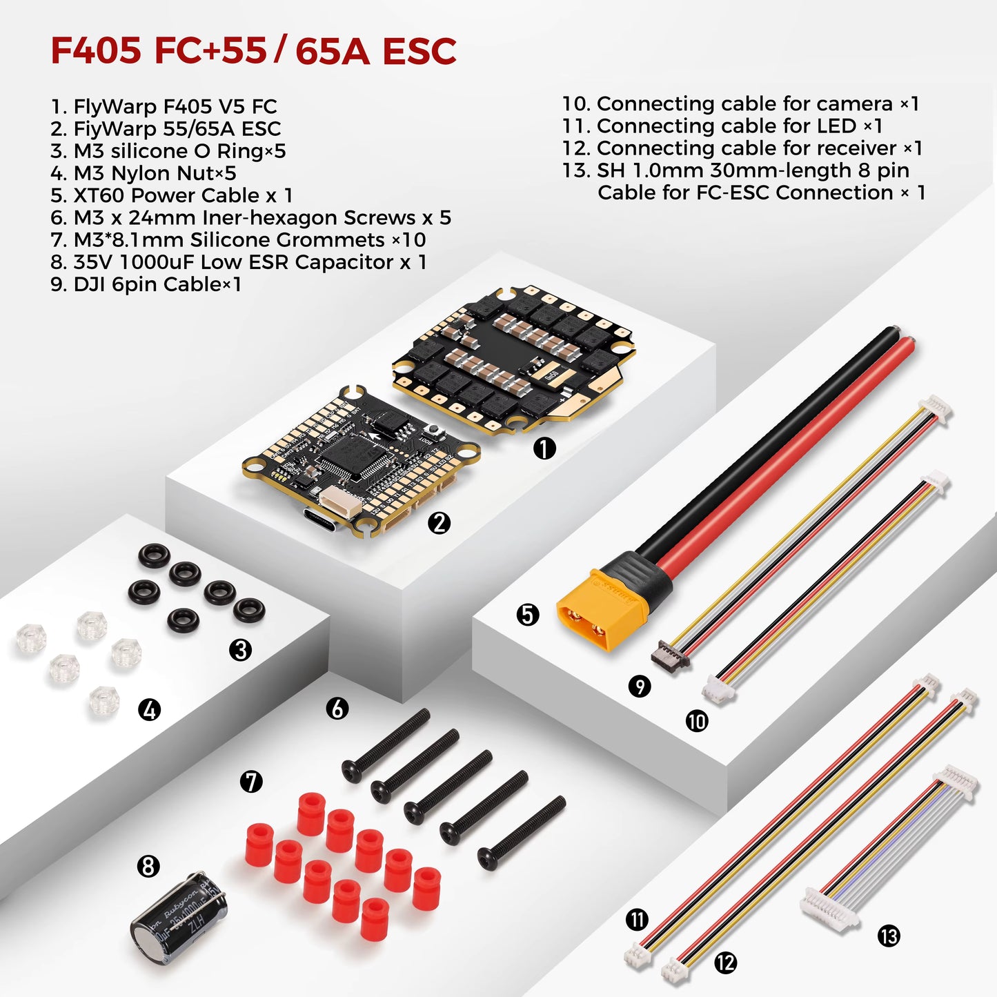 Flywarp F405 65A stack