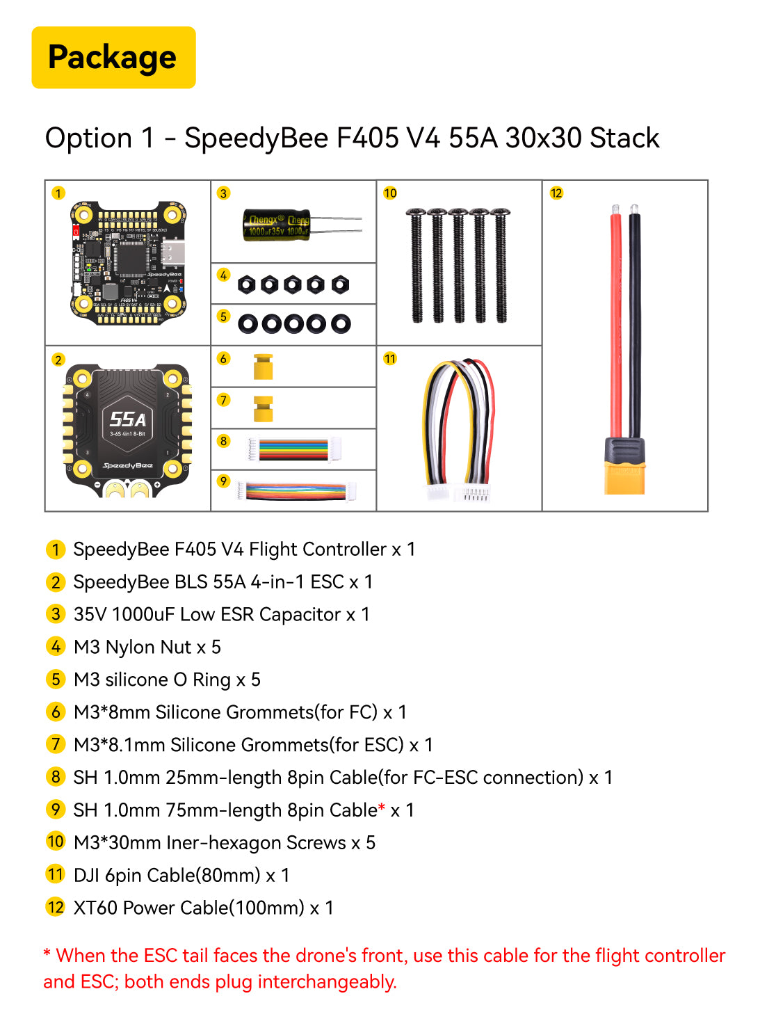 SpeedyBee F405 V4 55A Stack