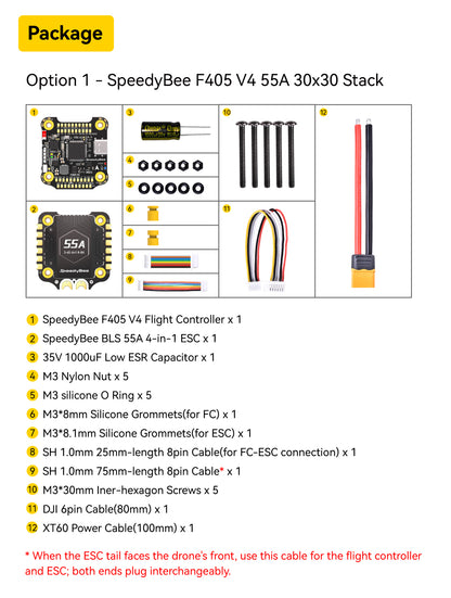 SpeedyBee F405 V4 55A Stack
