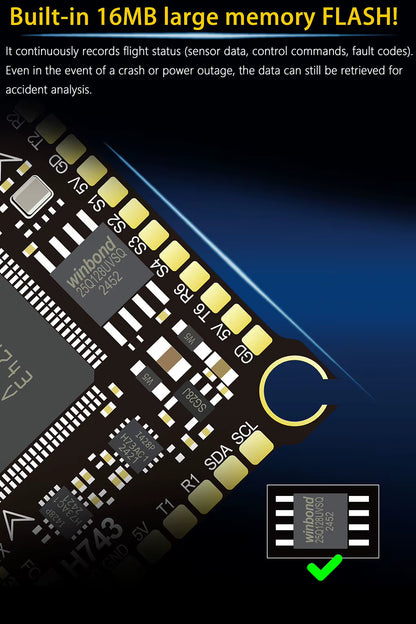 DAKEFPV H743 8S 70A Stack