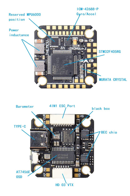 JHEMCU F405 NOXE V2 20x20mm